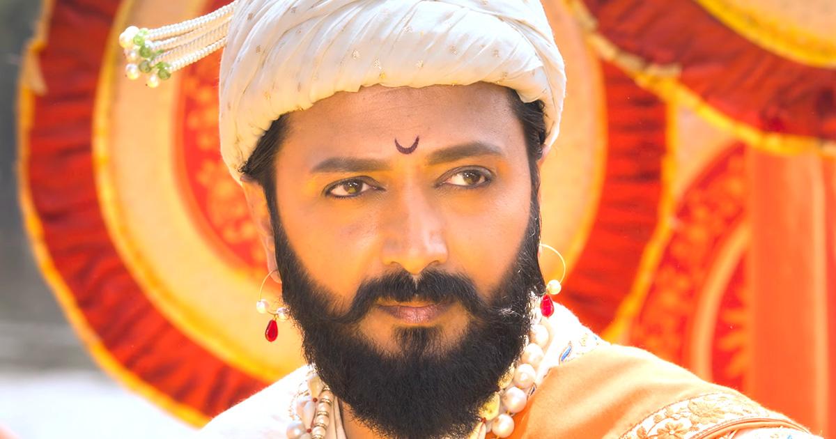 Riteish Deshmukh in Raja Shivaji historical film