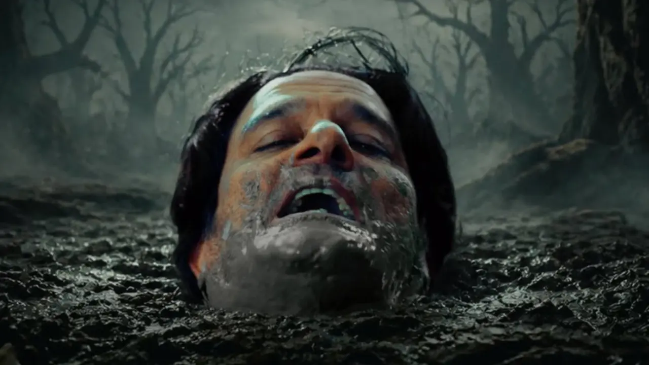 Jaideep Ahlawat trapped in swamp in Daldalll poster