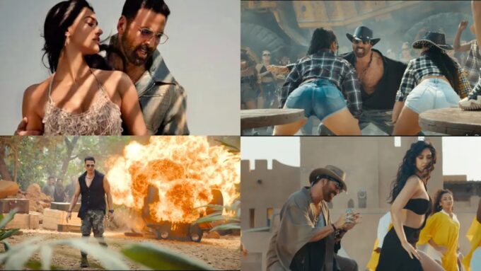 Disha Patani and Akshay Kumar in Uncha Lamba Kad remake from Welcome To The Jungle
