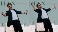 Shah Rukh Khan recreates iconic DDLJ pose at Mangaluru event
