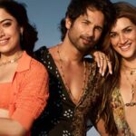 Shahid Kapoor, Kriti Sanon and Rashmika Mandanna in Cocktail 2