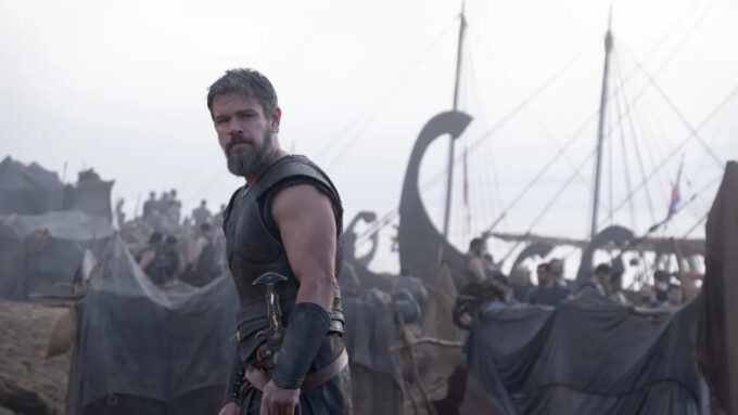 Matt Damon stars as Odysseus in Christopher Nolan's The Odyssey