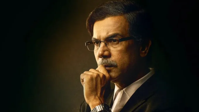 Rajkummar Rao in Prahaar, the courtroom drama whose theatrical release has reportedly been postponed.