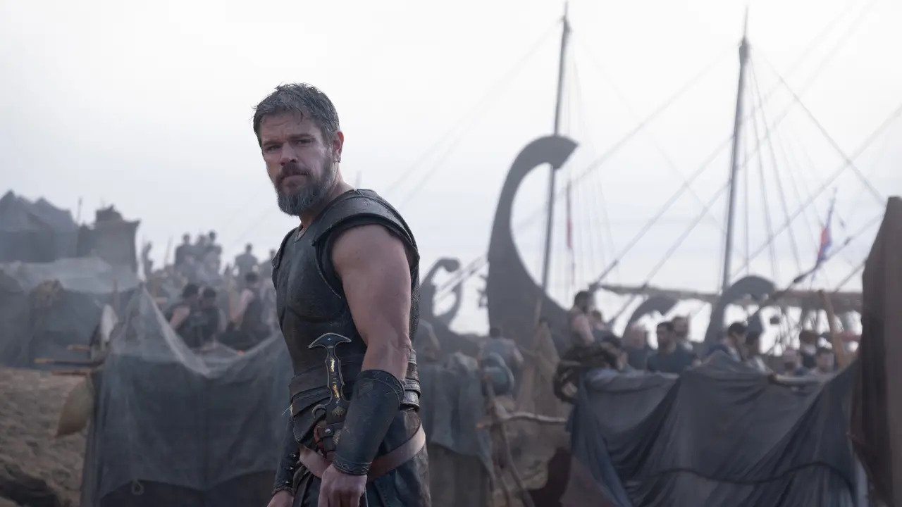 Matt Damon stars as Odysseus in Christopher Nolan's The Odyssey