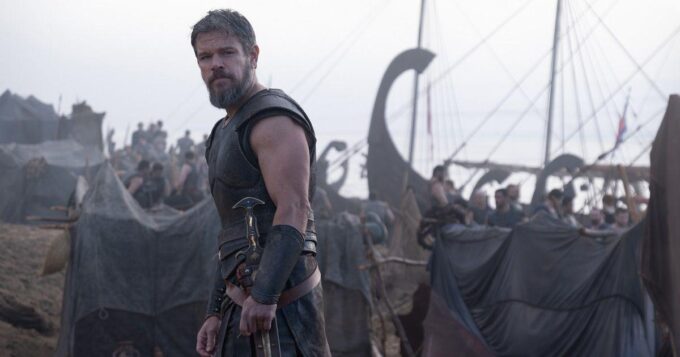 Matt Damon as Odysseus in Christopher Nolan's The Odyssey, an epic IMAX adaptation of Homer's classic tale.