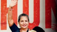 Shabana Azmi speaks about the Chalo Sansad march in Delhi, criticising the reported use of force against student protesters.