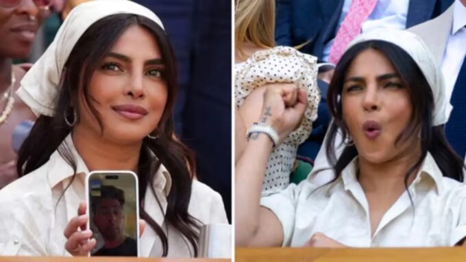 Priyanka Chopra FaceTimes Nick Jonas from Wimbledon's Royal Box