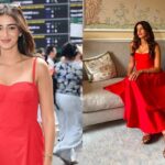 Ananya Panday stuns in a red Ralph Lauren dress at Wimbledon 2026