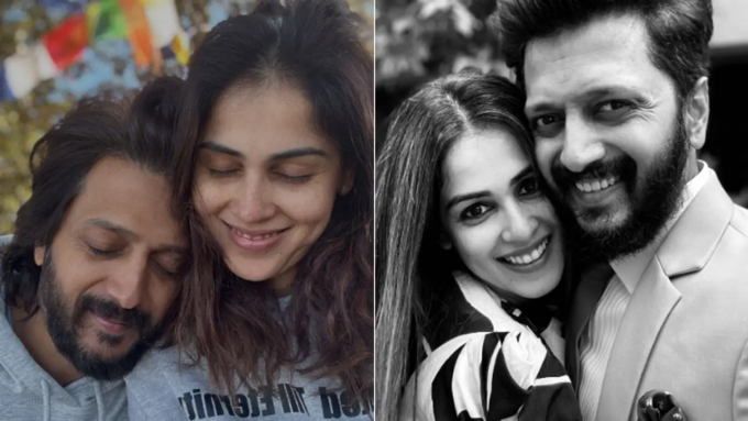 Riteish Deshmukh shares a funny and heartfelt birthday post for wife Genelia Deshmukh on Instagram.