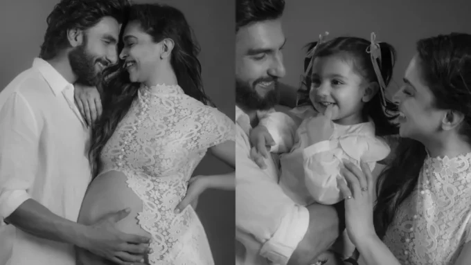 Deepika Padukone and Ranveer Singh share intimate black-and-white maternity shoot photos with daughter Dua on her second birthday