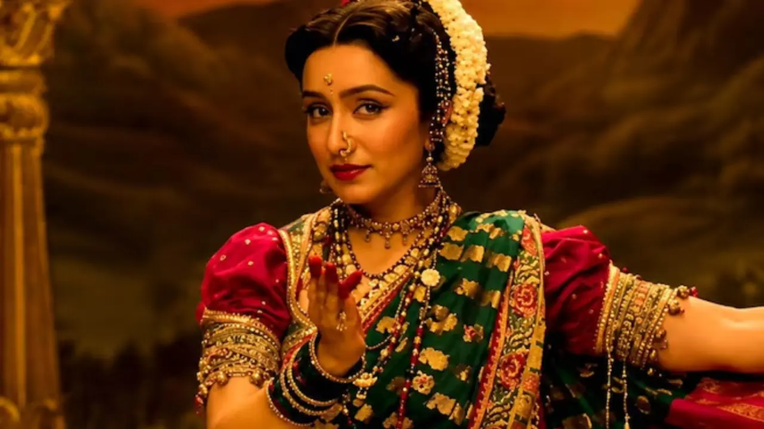 Shraddha Kapoor as Vithabai Narayangaonkar in Eetha, the biographical drama directed by Laxman Utekar and scheduled to release on December 4, 2026.