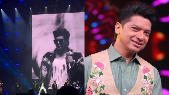 Singer Shaan performs Michael Jackson’s Billie Jean and recreates signature dance moves, including the moonwalk, during his All of Me Tour concert in Dubai.