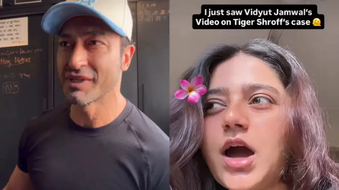 Vidyut Jammwal responds to content creator Prerna Bhardwaj after she questions his comments about bystanders during the Tiger Shroff firing incident.