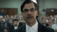 Rajkummar Rao as Ujjwal Nikam and Lalit Prabhakar as Ajmal Kasab in Prahaar: The Untold Story of Ujjwal Nikam.