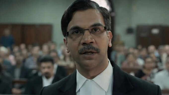Rajkummar Rao as Ujjwal Nikam and Lalit Prabhakar as Ajmal Kasab in Prahaar: The Untold Story of Ujjwal Nikam.