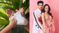 Kiara Advani and Sidharth Malhotra announce their second pregnancy with their daughter Saraayah in an adorable recreated announcement post.
